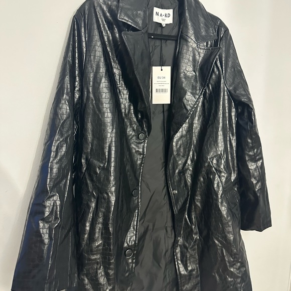 NAKD Pu Croco Jacket - Picture 10 of 11